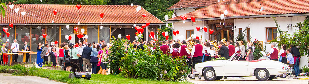 Hochzeit feiern auf dem Stettenhof Mödingen